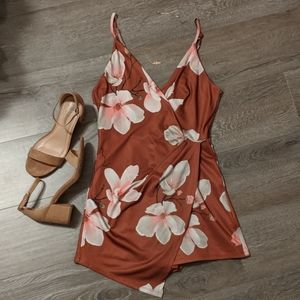 Floral Romper: Charlotte Russe